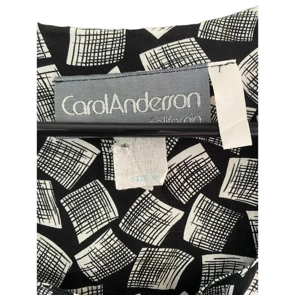 Carol Anderson California Women's Half Sleeve Fit & Flare Midi Dress Size 8 - Picture 4 of 4